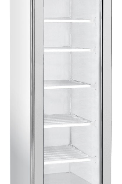 Light Gray Sterling Pro Green BBVF225 Slimline Single Door Display Freezer, 221 Litres - Low Stock