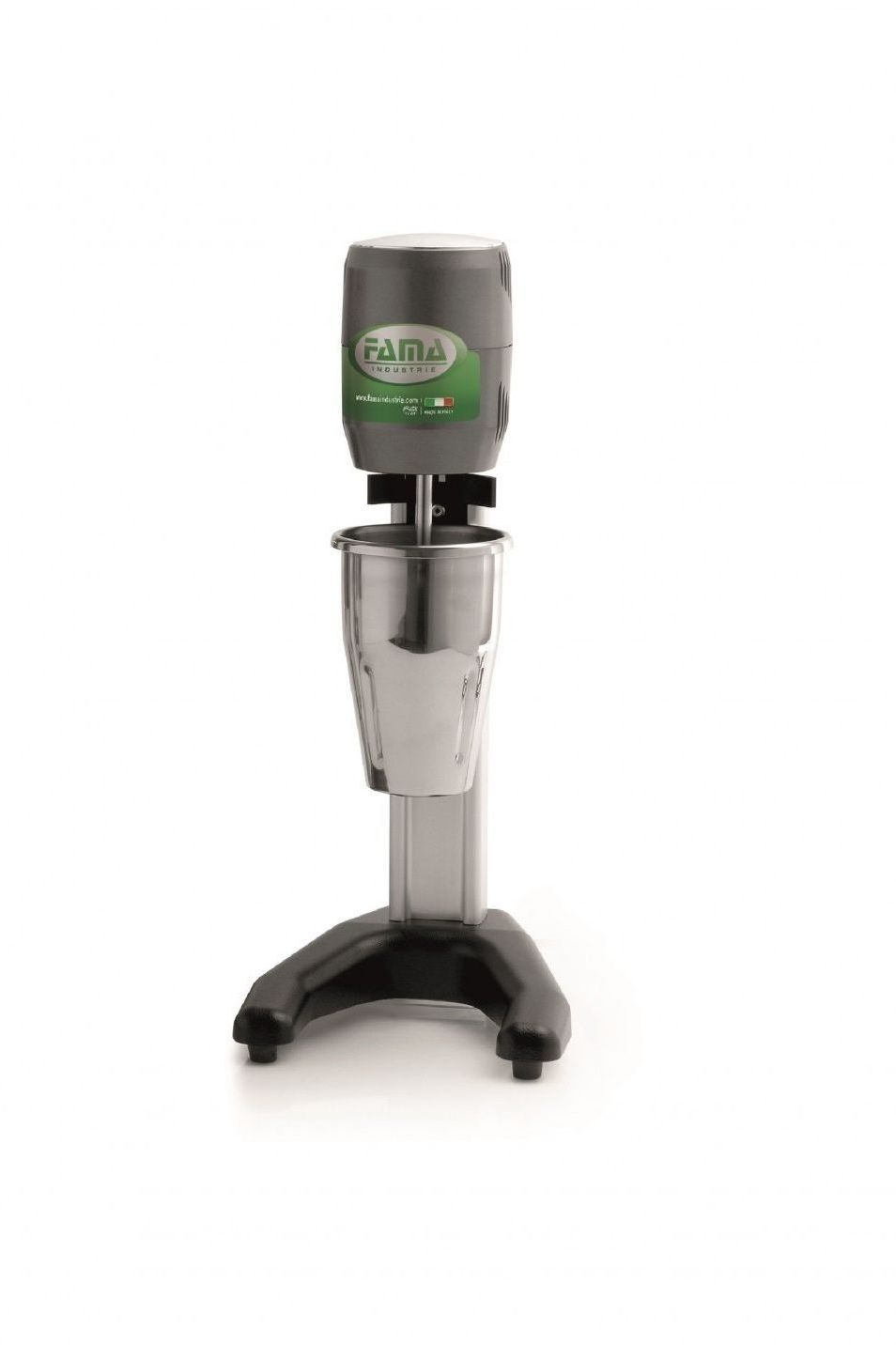 Gray Fama MF4 Single Drink Mixer with Stainless Steel Cup, 0.8 Litres - In Stock