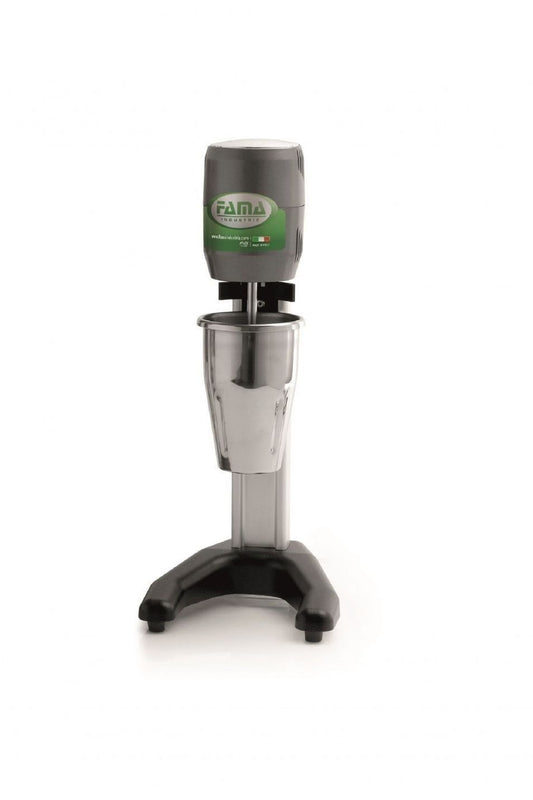 Gray Fama MF4 Single Drink Mixer with Stainless Steel Cup, 0.8 Litres - In Stock