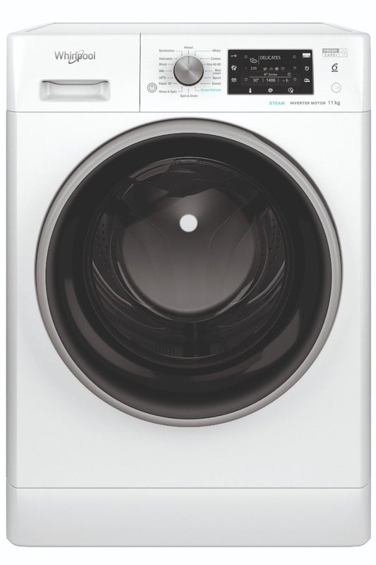 Light Gray Whirlpool GRADED FFD 11469 BSV UK 6th Sense Washer, 11kg - Out Of Stock
