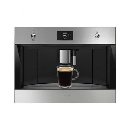 SMEG CMS4303X 45cm Built-In Automatic Coffee Machine — Stainless Steel - Core Appliances