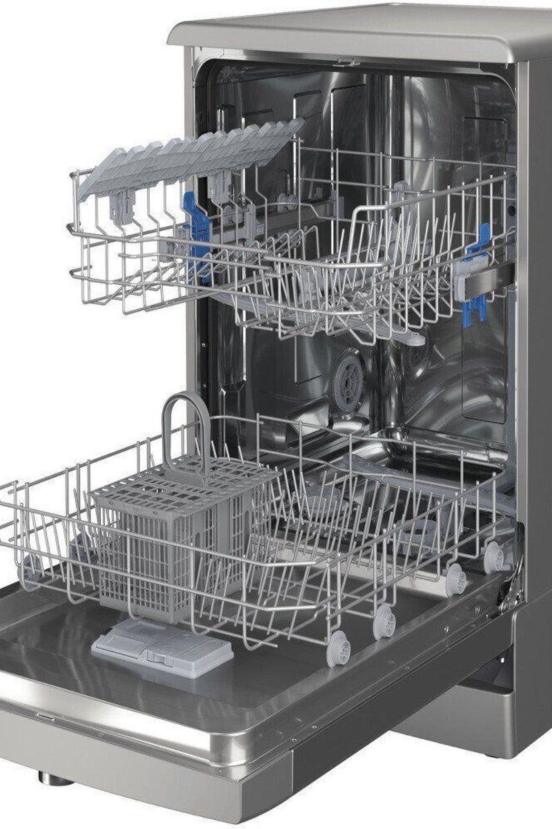 Dim Gray Indesit Freestanding Dishwasher Inox Full size