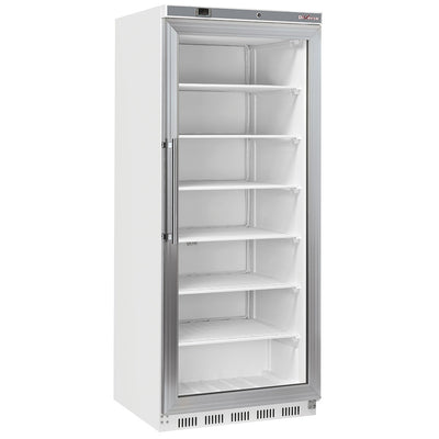 Diverso WR-NG61-LV Freezer cabinet, glass door, static, 600 liters - White - Contact Us For Availability