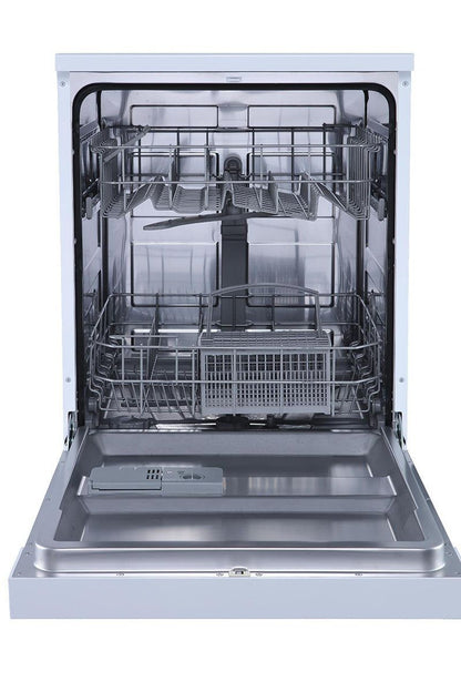 Light Slate Gray SIA 60cm White Freestanding Dishwasher