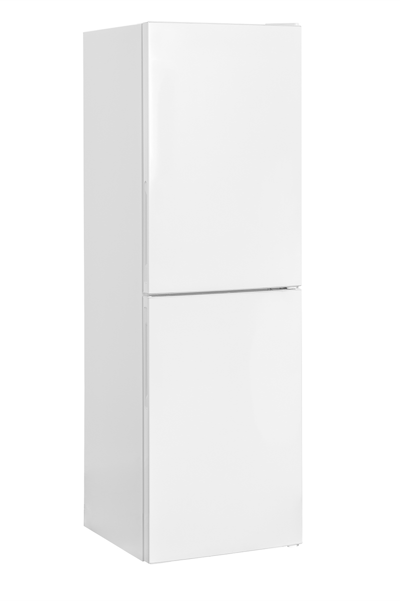 Lavender SIA 50/50 Split White Freestanding 252L Combi Fridge Freezer