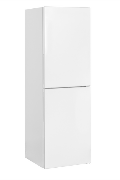 Lavender SIA 50/50 Split White Freestanding 252L Combi Fridge Freezer
