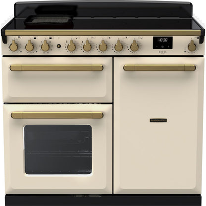Black Rangemaster Estel Deluxe 90 Range Cooker, 900 mm