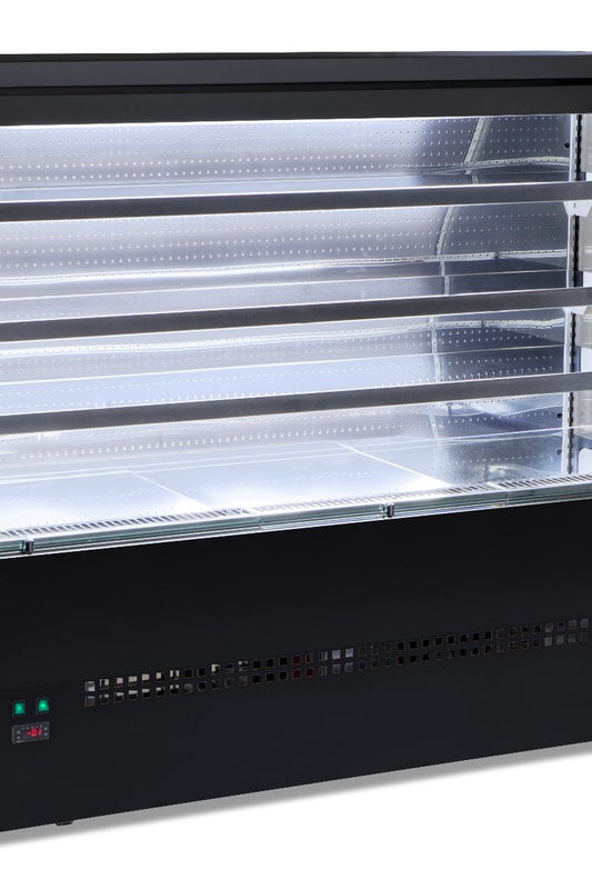 Light Gray Sterling Pro EVO-SELF-180-BLACK Black Self Service Patisserie Counter, 1800mm - Low Stock