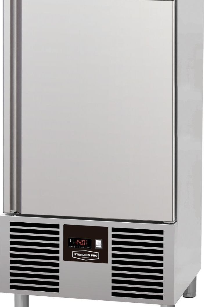 Gray Sterling Pro SP1050BC-HC 10 Grid Single Door Blast Chiller / Freezer, 50kg/30kg - In Stock