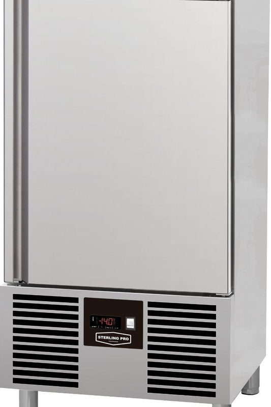 Gray Sterling Pro SP1050BC-HC 10 Grid Single Door Blast Chiller / Freezer, 50kg/30kg - In Stock