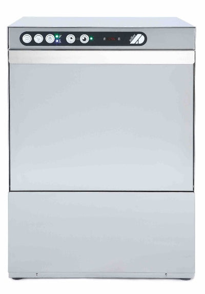 Adler AD40GL 400mm Basket Glasswasher with Gravity Drain & Chemical Pump, 16 Pint Capacity - In Stock