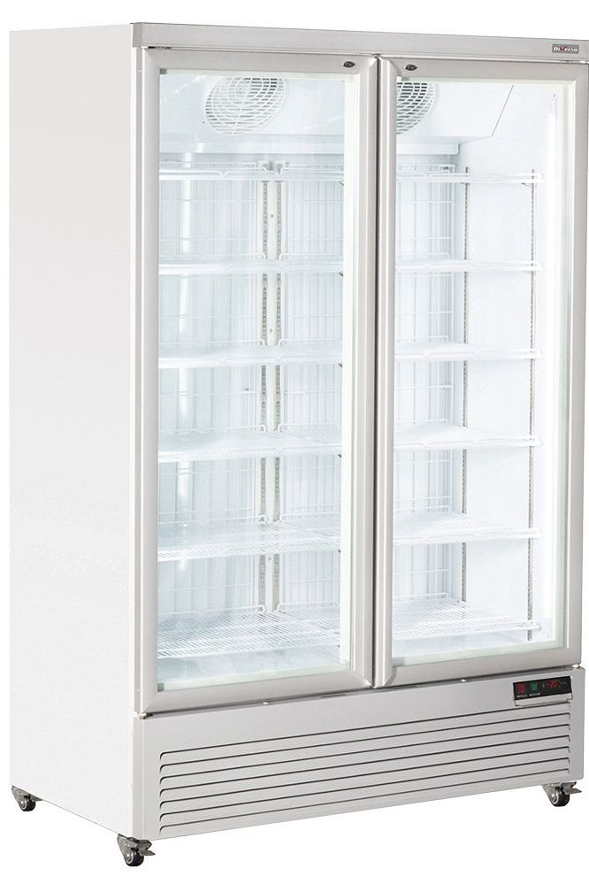 Light Gray Diverso WR-NV99-2W Vertical freezer showcase, 1084 liters - WHITE - Contact Us For Availability