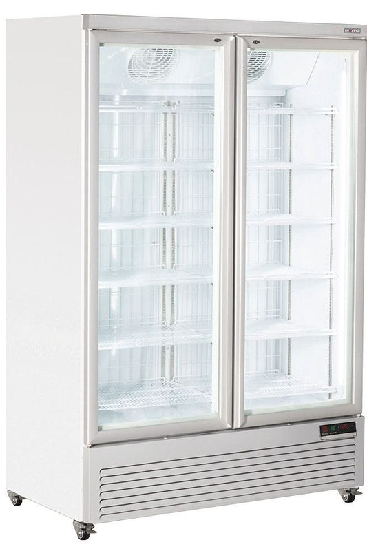 Light Gray Diverso WR-NV99-2W Vertical freezer showcase, 1084 liters - WHITE - Contact Us For Availability