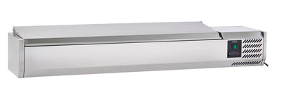 Sterling Pro Cobus SPT1600-330-SS Topping Well with Stainless Steel Lid, 7 x GN1/4 - In Stock