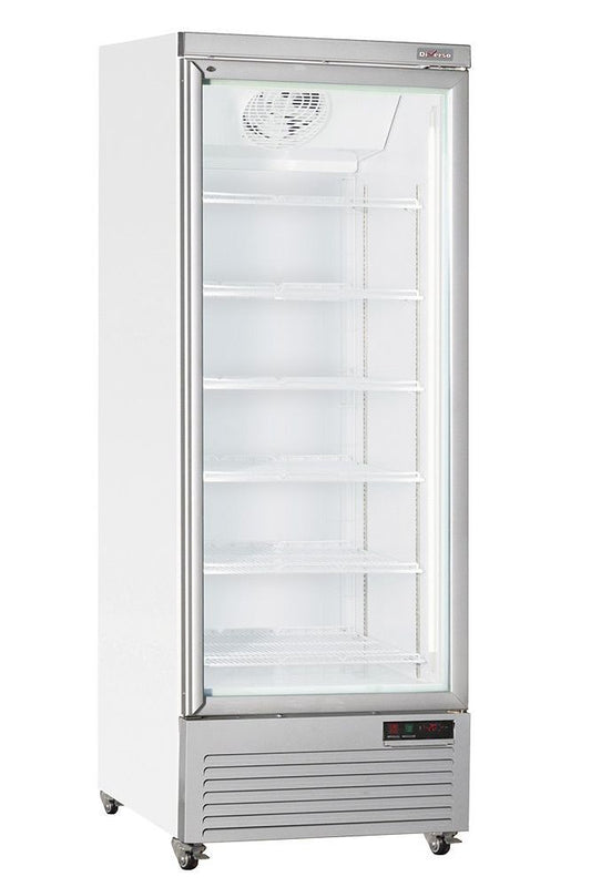 Light Gray Diverso WR-VP56-1W Vertical fridge showcase, 1 door, 615 liters - WHITE - Contact Us For Availability