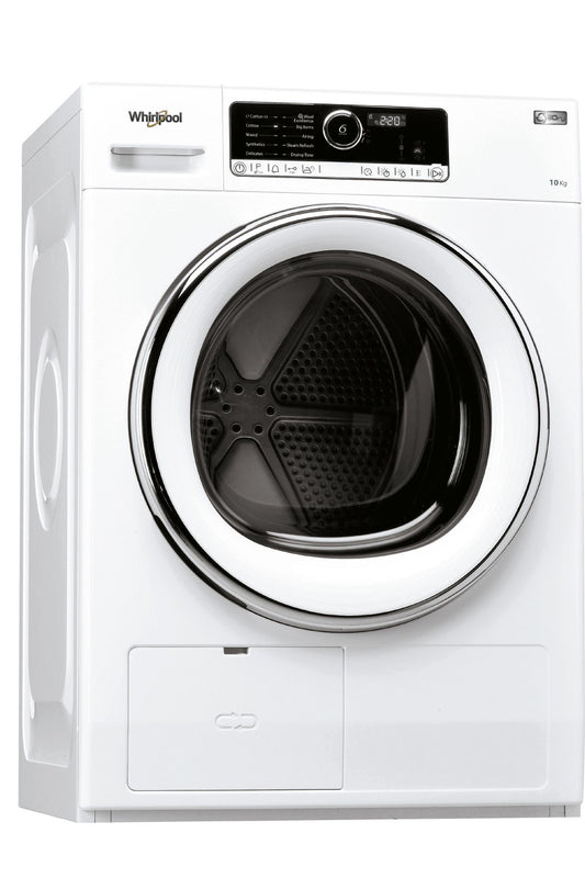 Black Whirlpool Omnia AWZ10HP 6th Sense 10kg A++ Heat Pump Condenser Dryer - Discontinued