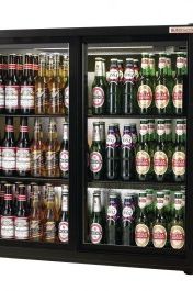Gray Autonumis RVC10001 EcoChill Sliding Double Door Bottle Cooler, 156 x 330ml Bottles / 288 x 330ml Cans - Contact Us For Availability
