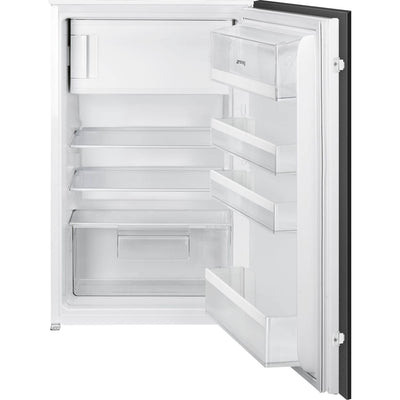 Smeg UKS4C092D 60cm Integrated Under Counter Fridge with Ice Box – White