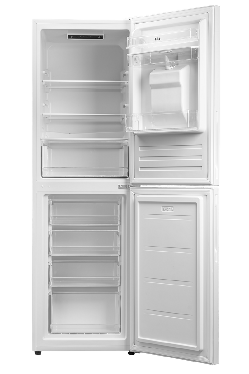 Gray SIA Freestanding 252L Fridge Freezer