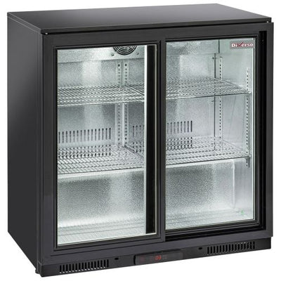 Diverso WR-TAB2-S3 Ventilated "back bar" bottle cooler, 2 sliding glass doors - Contact Us For Availability