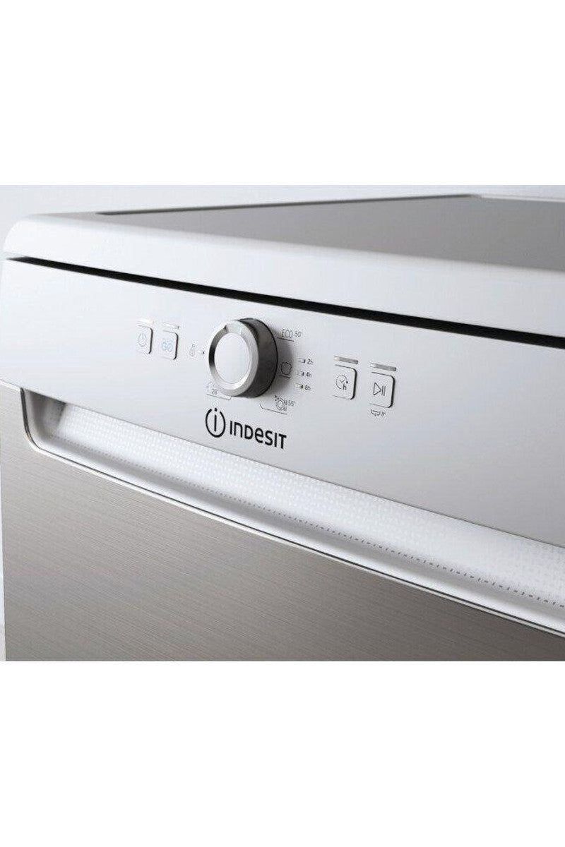 Light Gray Indesit Freestanding Dishwasher Inox Full size