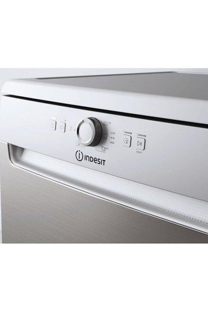 Light Gray Indesit Freestanding Dishwasher Inox Full size