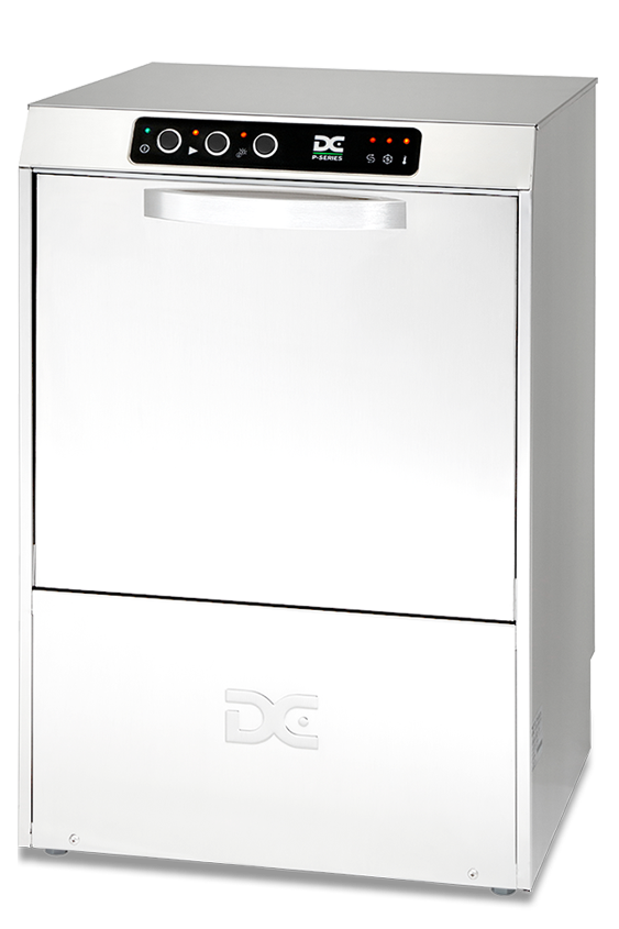 White Smoke DC PG45AISD Premium Range 450mm Basket Frontloading Commercial Glasswasher with Break Tank, Integral Water Softener & Drain Pump - 25 Pint Capacity - Contact Us For Availability