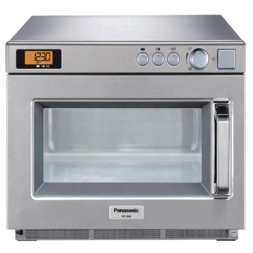 Dark Gray Panasonic NE-1037 Medium Duty Commercial Microwave, 1000W - Contact Us For Availability