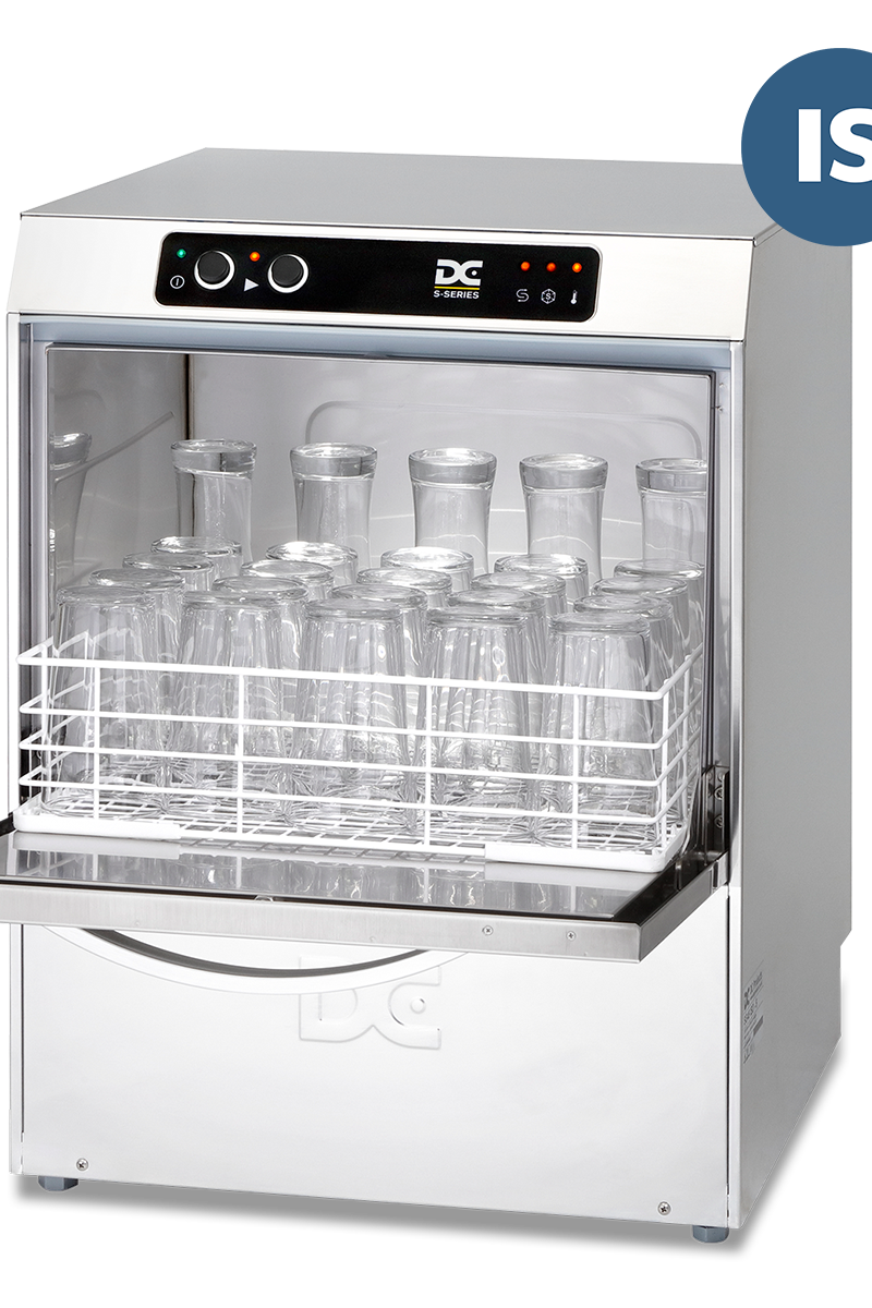 Gray DC SG45IS Standard Range 450mm Basket Frontloading Commercial Glasswasher with Integral Water Softener, 25 Pint Capacity - Contact Us For Availability