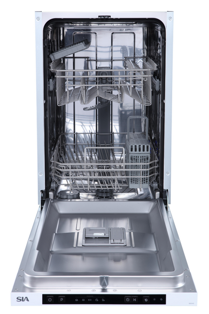 Dark Slate Gray SIA 45cm Integrated Slimline Dishwasher