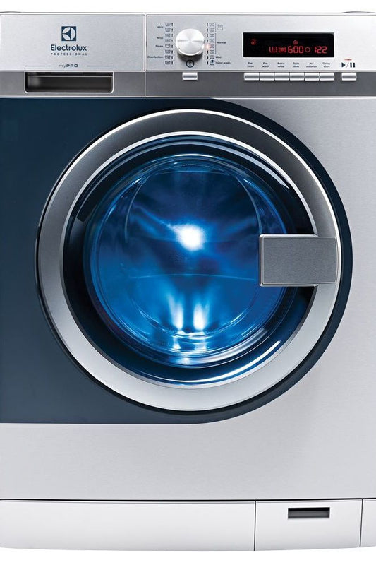 Light Gray Electrolux Professional WE170P myPRO Smart Washer with Drain Pump, 8kg - In Stock
