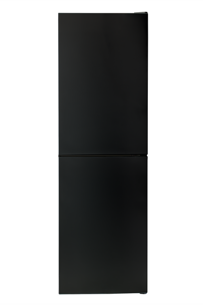 Black SIA 50/50 Split Black Freestanding 252L Combi Fridge Freezer