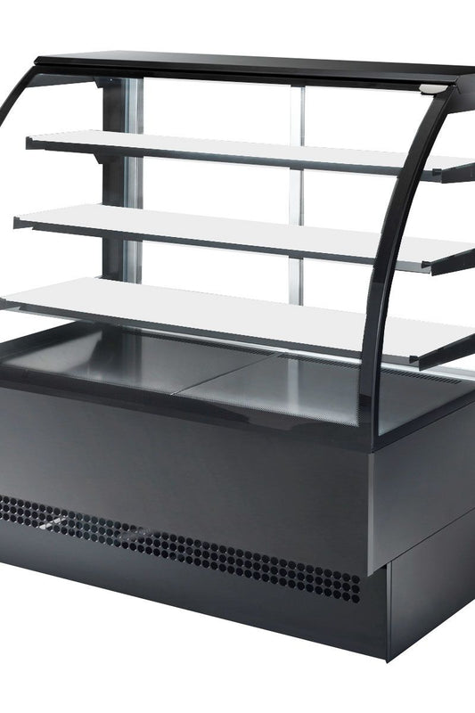 Dark Slate Gray Sterling Pro EVO120-BLACK-R290A Patisserie Counter, 1280mm - In Stock