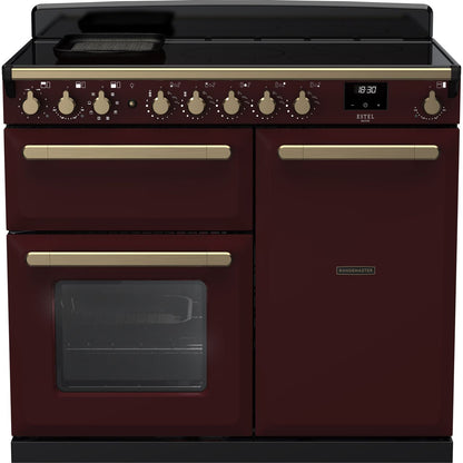 Black Rangemaster Estel Deluxe 90 Range Cooker, 900 mm