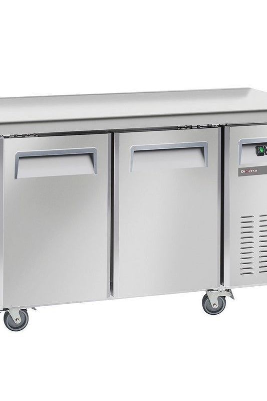 Light Gray Diverso WR-GTB2-2B Freezing table, ventilated, 2 doors GN 1/1 - Contact Us For Availability