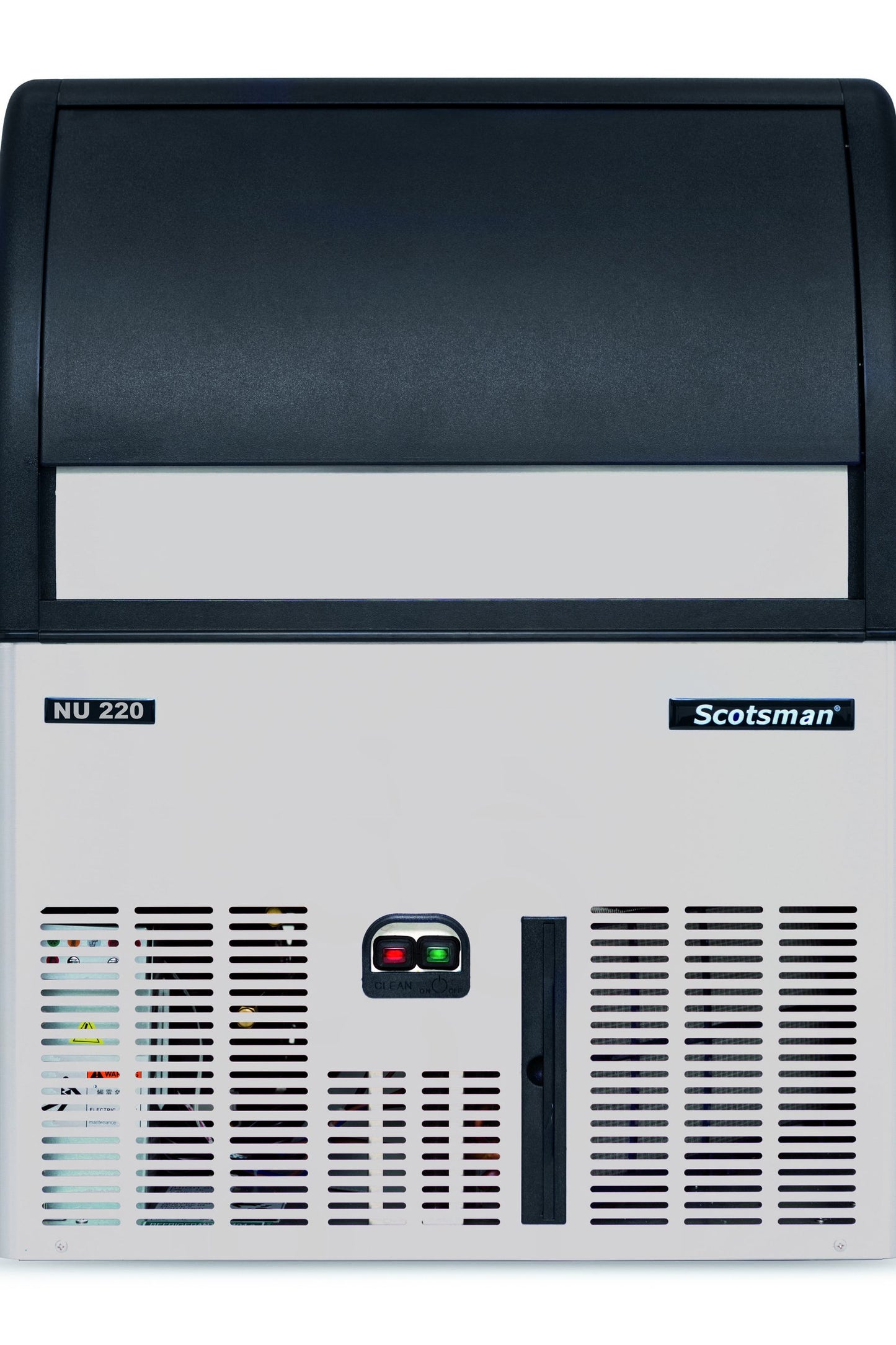 Light Gray Scotsman NU 220 Self Contained Dice Ice Maker, 109kg/24hrs Output / 37kg Storage - Contact Us For Availability