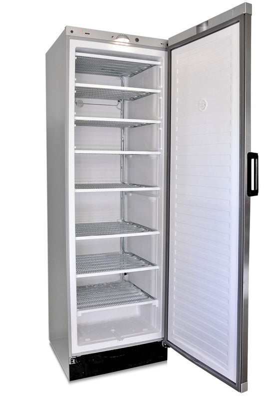 Gray Vestfrost CFS344-STS Single Door Commercial Stainless Steel Upright Freezer, 345 Litres - Out Of Stock