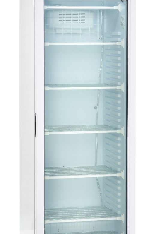 Light Gray Sterling Pro Green BBVF372-HC Upright Glass Single Door Display Freezer, 382 Litres - Out Of Stock