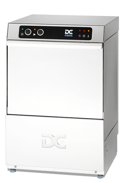 White Smoke DC EGP35ISD Economy Range 350mm Basket Frontloading Commercial Glasswasher with Integral Water Softener & Drain Pump, 12 Pint Capacity - Discontinued