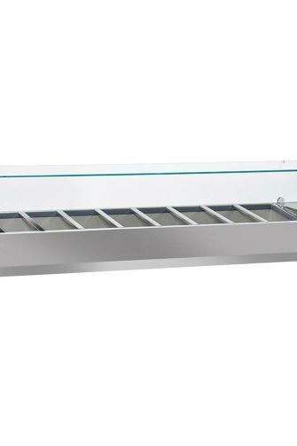 Gray Diverso WR-SY20-V6 Refrigerated structure 9x GN1/3 - 150 mm, with sneezeguard - Contact Us For Availability