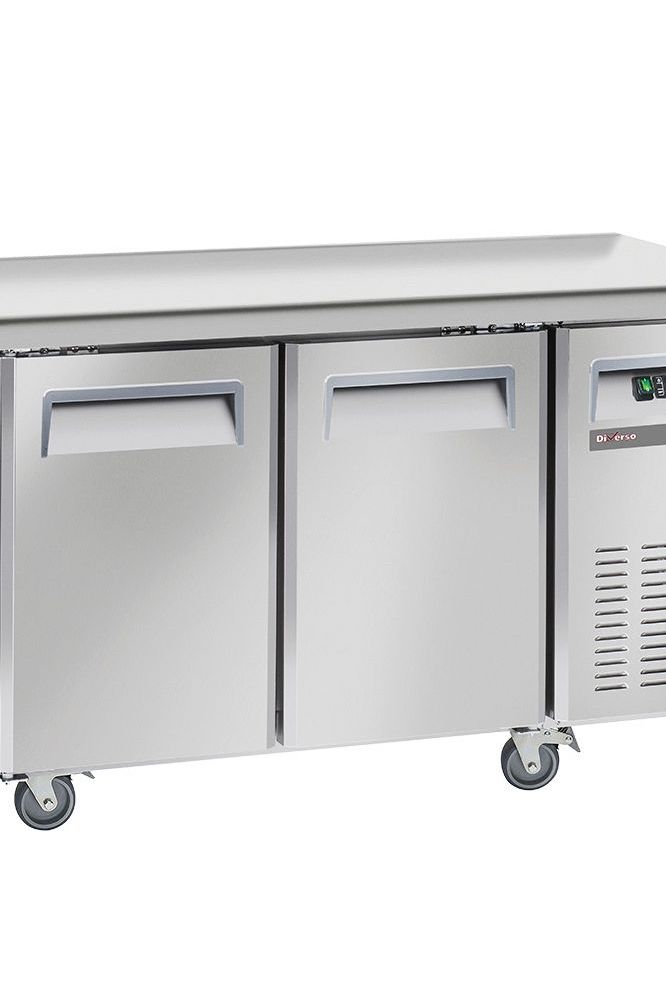 Light Gray Diverso WR-GTN2-2N Cooling table, ventilated, 2 doors GN 1/1 - Contact Us For Availability