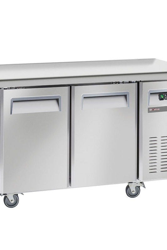 Light Gray Diverso WR-GTN2-2N Cooling table, ventilated, 2 doors GN 1/1 - Contact Us For Availability