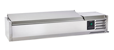 Sterling Pro Cobus SPT1200-330-SS Topping Well with Stainless Steel Lid, 5 x GN1/4 - In Stock