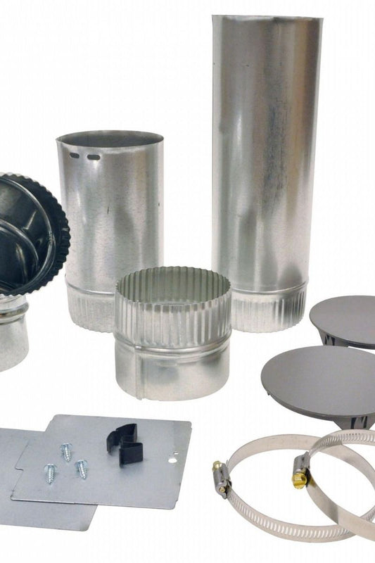 Dark Gray Whirlpool Vent Kit 4 Inch Rigid Aluminium - C00325612 - Discontinued