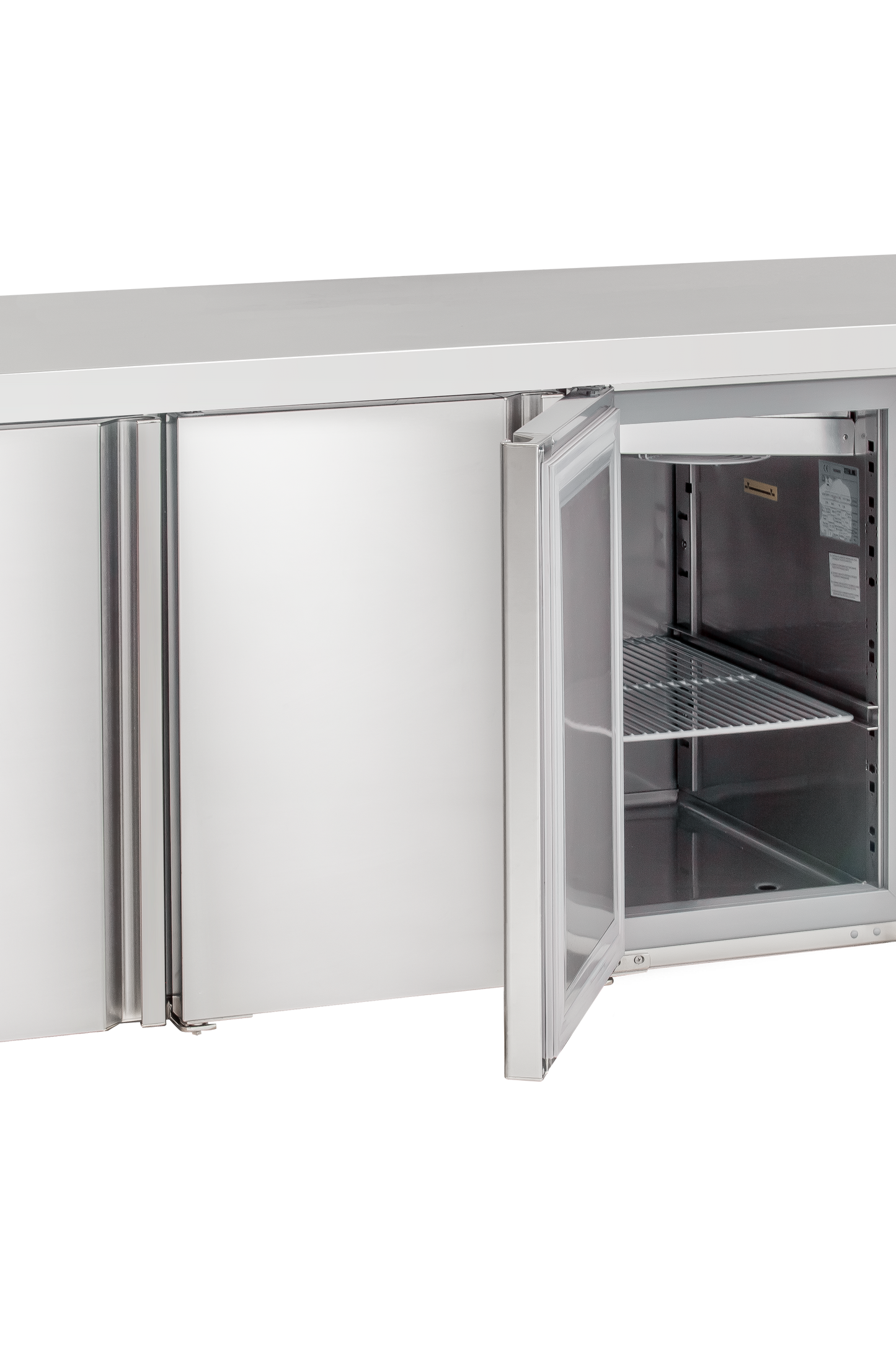Light Gray Sterling Pro Green GSPP7-180-30-SPCIR 3 Door Refrigerated Counter 452 Litres - Discontinued