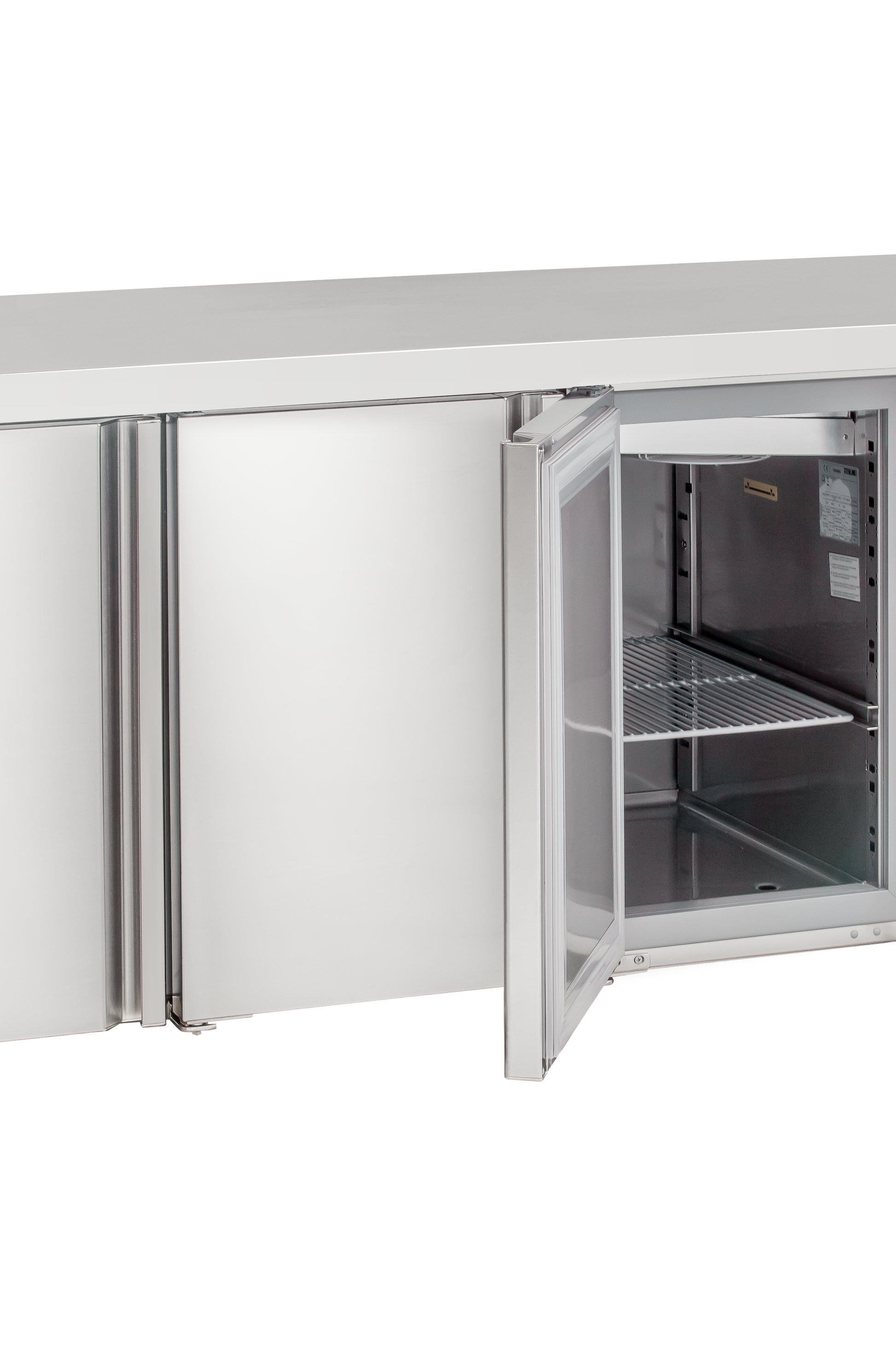 Light Gray Sterling Pro Green GSPP7-180-30-SPCIR 3 Door Refrigerated Counter 452 Litres - Discontinued