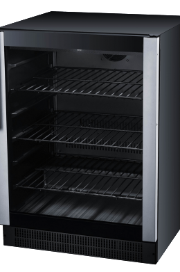 Black Vestfrost M95 Single Door Compact Bottle Cooler, 164 Litres - Low Stock