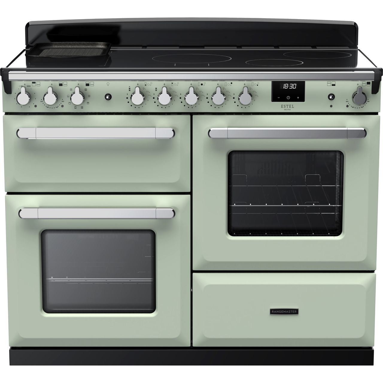 Dark Gray Rangemaster Estel Deluxe 110 Range Cooker, 1092 mm