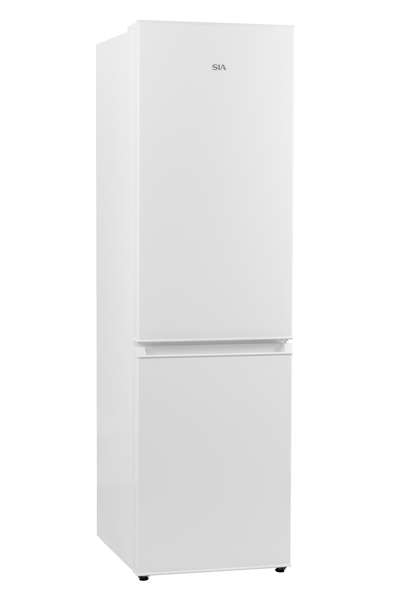Light Gray SIA 165L Combi Fridge Freezer White 60/40 Split
