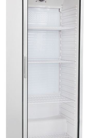 Light Gray Sterling Pro GRADED Cobus SPR400G Glass Single Door Upright Refrigerator, 360 Litres - Out Of Stock